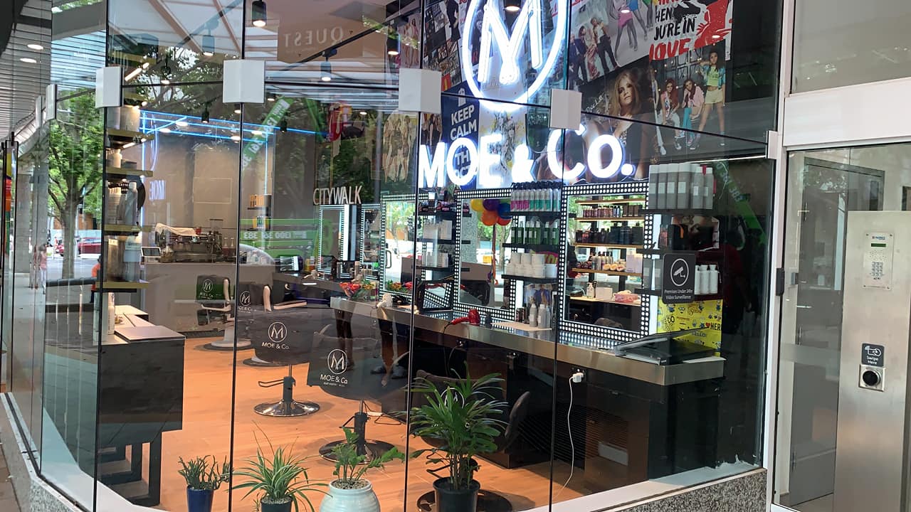 Moe & Co, canberra, city walk, hairdresser, barbershop, salon